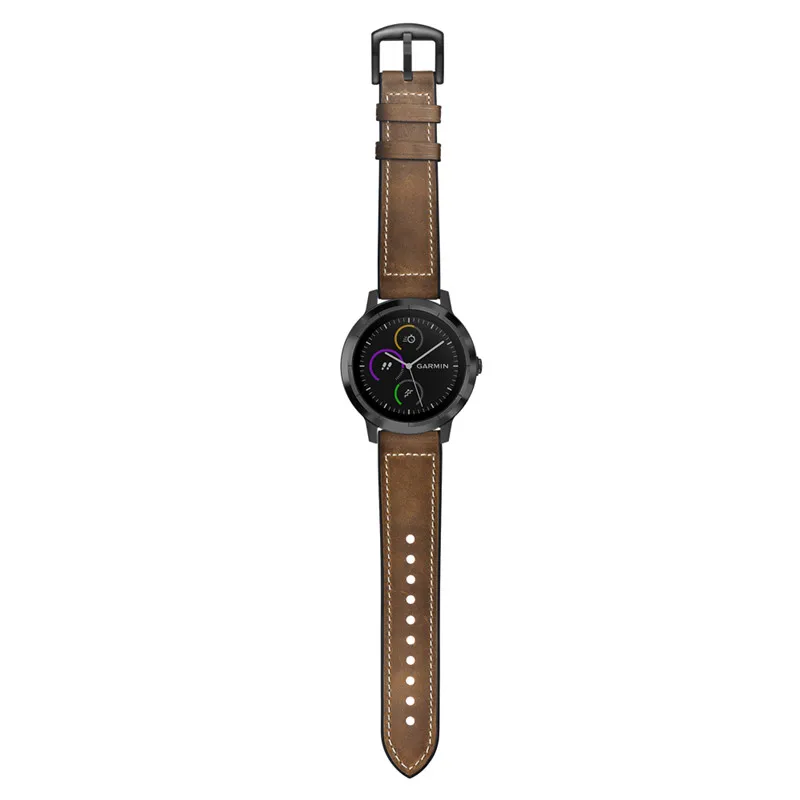 Быстрая замена кожаный силиконовый браслет для Garmin vivoactive 3 music Venu Forerunner 245 645 ремешок умные часы мягкий браслет