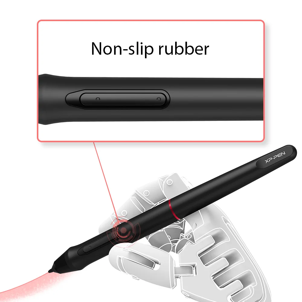 XP-Pen PN05R безбатарейный пассивный стилус для XP-Pen графический монитор Artist 15,6 Pro+ 8 nids