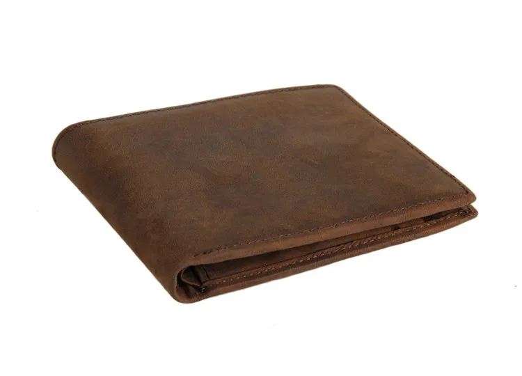 Augus Genuine Leather Men Wallet Purse Card Holder Money Brown Color Unique Design Fashion Style 8047R | Багаж и сумки