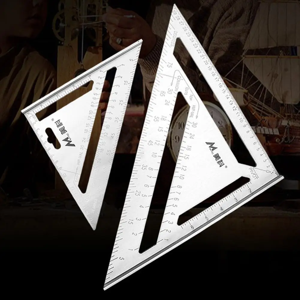 AKDSteel метрический треугольный Угол транспортир алюминиевый сплав скорость