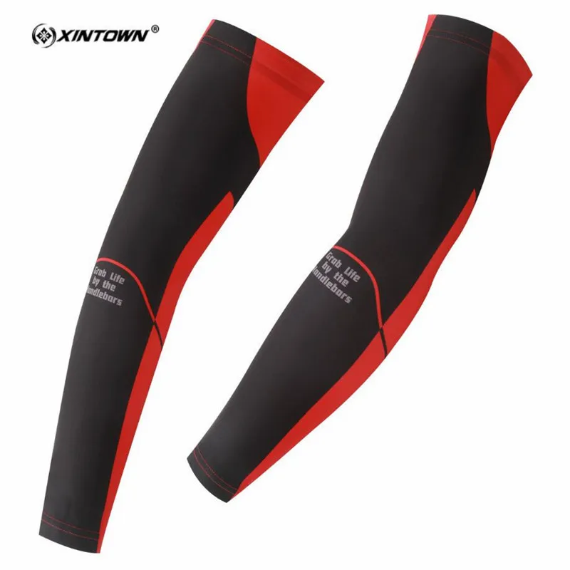 XINTOWN м Велоспорт рукава с принтом Armwarmer MTB велосипед руку теплее УФ-защита