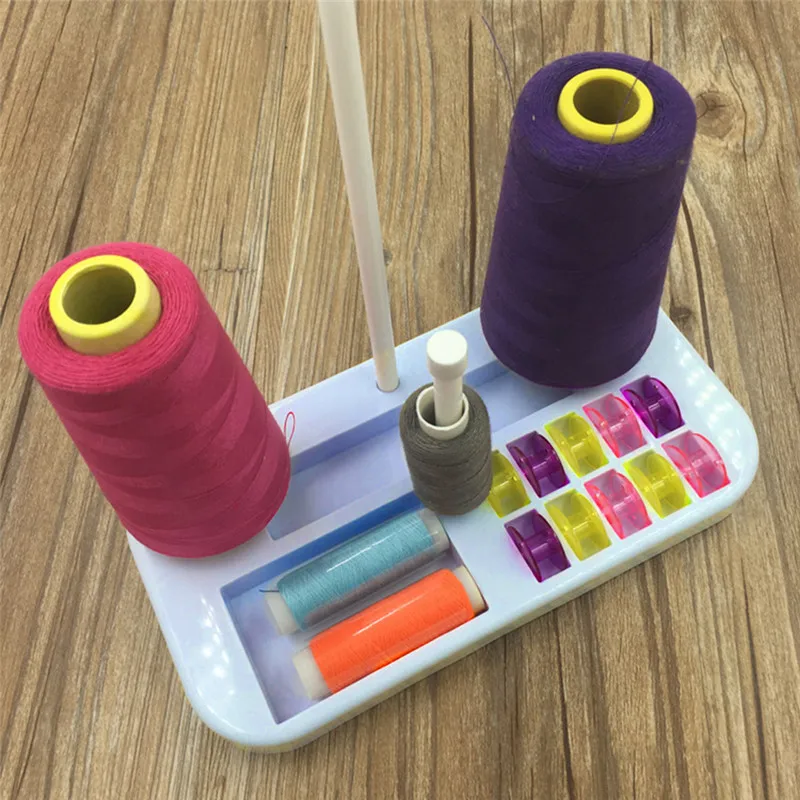 3 катушка ниток подставка держатель вышивка стеганая стойка для шитья дома