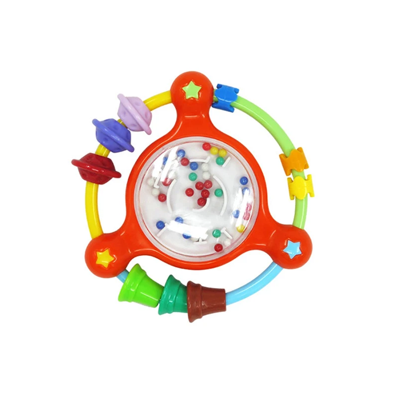 

Educational Toys Baby Hand Rattle Toys Develop Baby Intelligence Grasping Plastic Puzzle Game Toys Baby Shake Rattle Toys