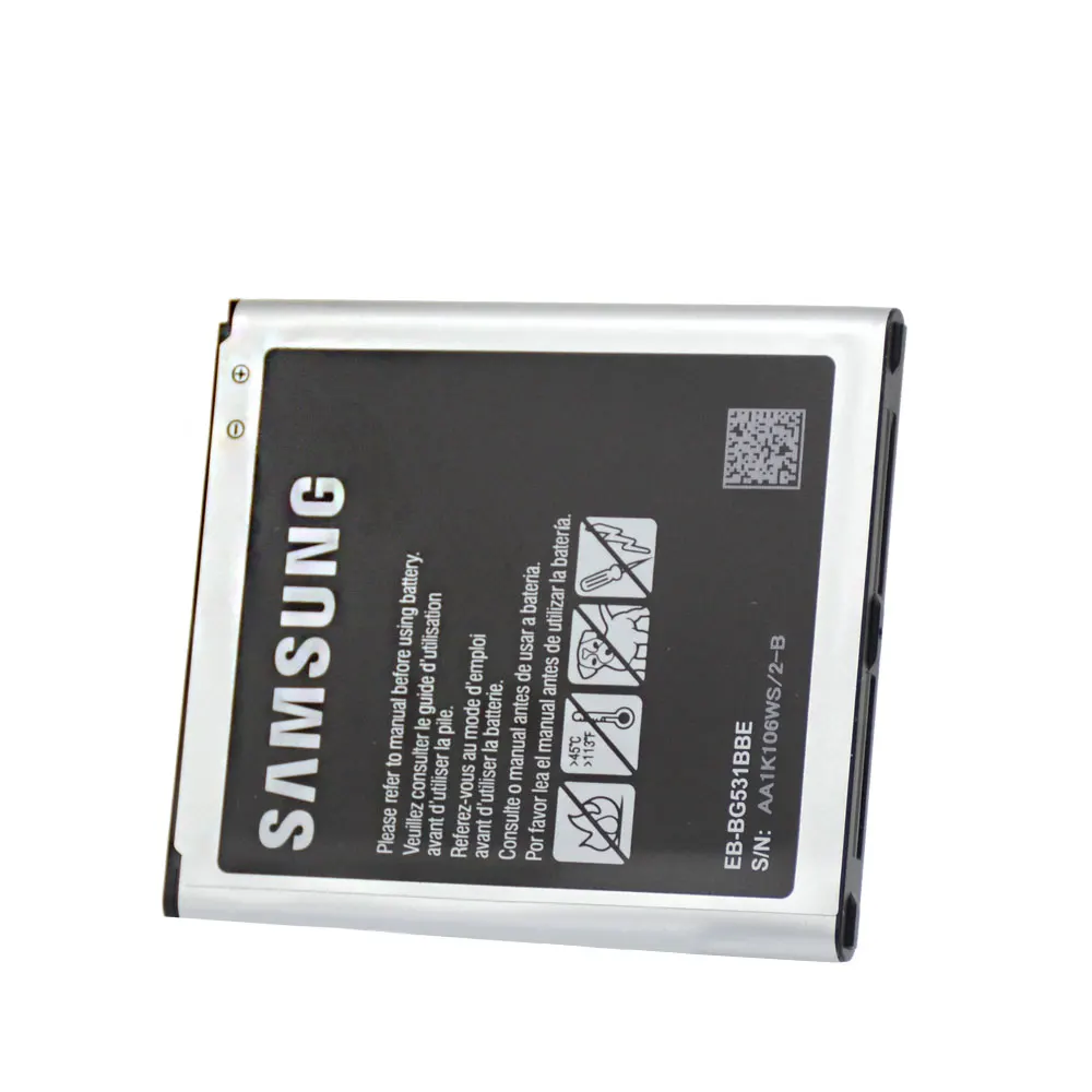 5 шт. 100% оригинал Батарея EB BG531BBE для samsung Galaxy Grand Prime J3 G530F G531 J5 J500 2016 J320F SM J320FN