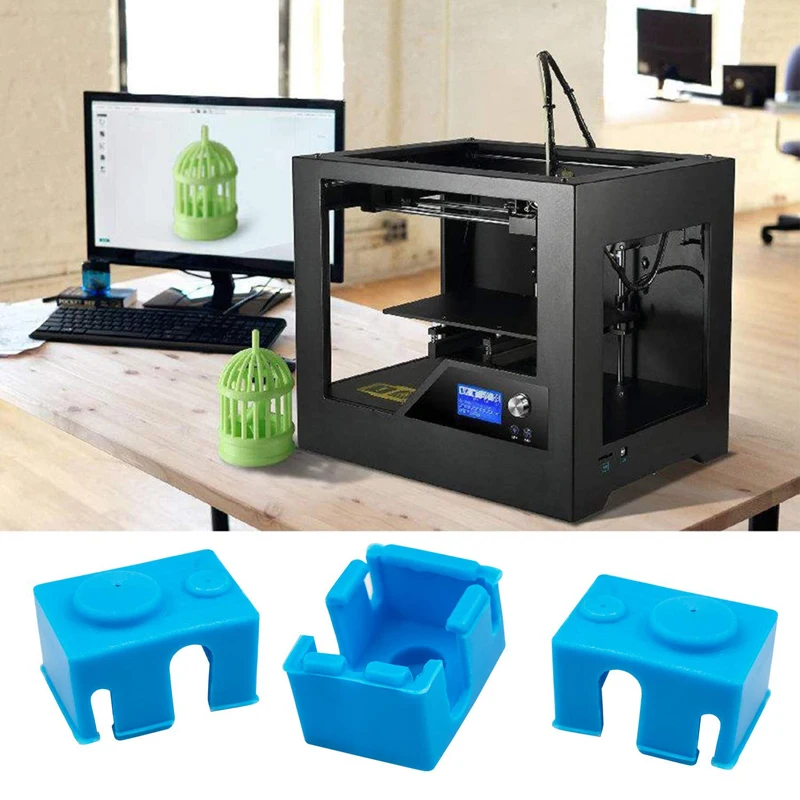 V6 Silicone Sock 3D printer Support PT100 Original J-head hotend 1.75/3.0mm Heated Block Extruder RepRap Prusa i3 MK3 | Компьютеры и