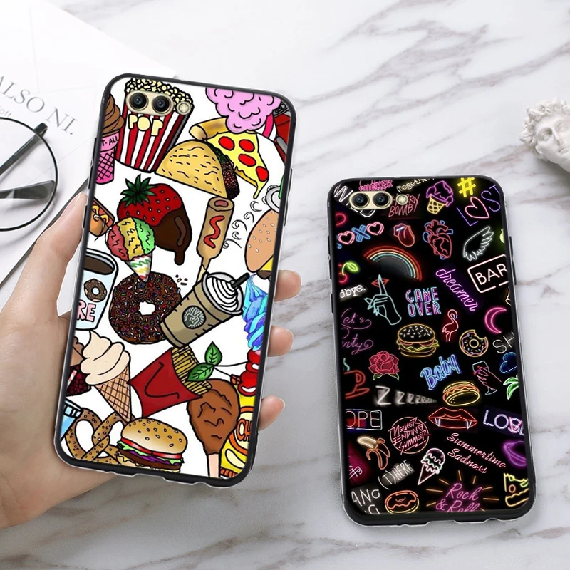 Силиконовый чехол для Huawei honor 6A 7A Pro 7X 8 Lite 8A 8X 8C 9 Note 10 View 20 20S 9X | Мобильные телефоны и