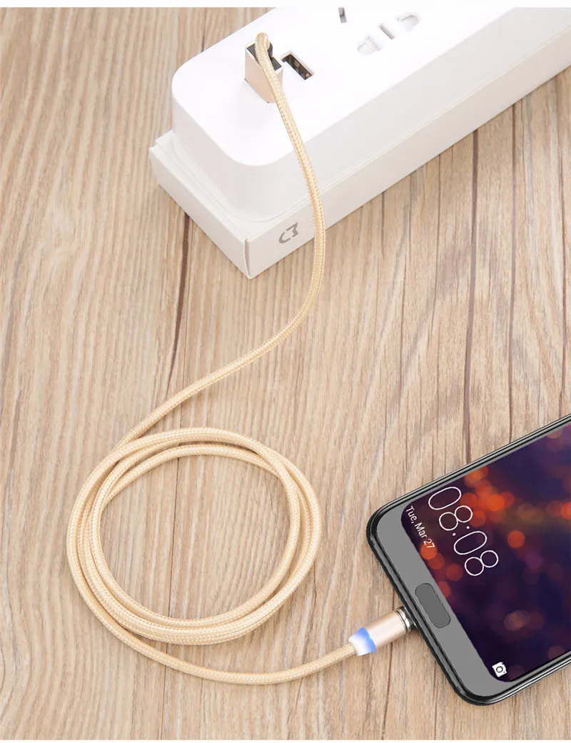 Moskado Магнитный кабель передачи Micro USB C адаптер быстрой зарядки type-C магнитное зарядное устройство type C линия передачи данных для iPhone samsung
