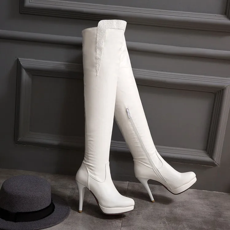 Г., новые зимние сапоги на высоком каблуке элегантные пикантные женские сапоги для отдыха кожаные сапоги на тонком каблуке с круглым носком, 7155