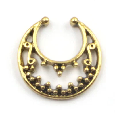 30 шт. пряди для наращивания на кольца в нос искусственная пирсинг indiano покрытые