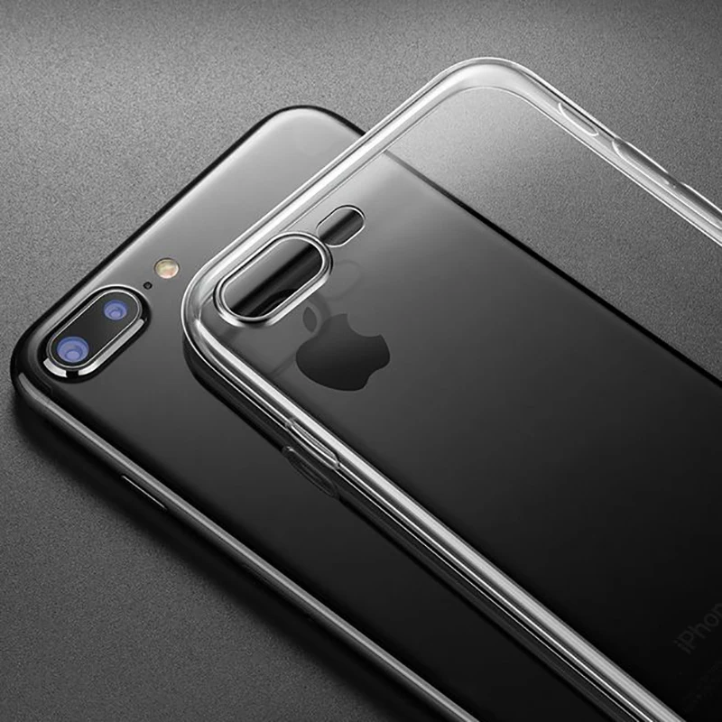 Одежда высшего качества прозрачный мягкий чехол для Apple IPhone X 10 десять 8 4S 5 5S 5C SE 6 S 7