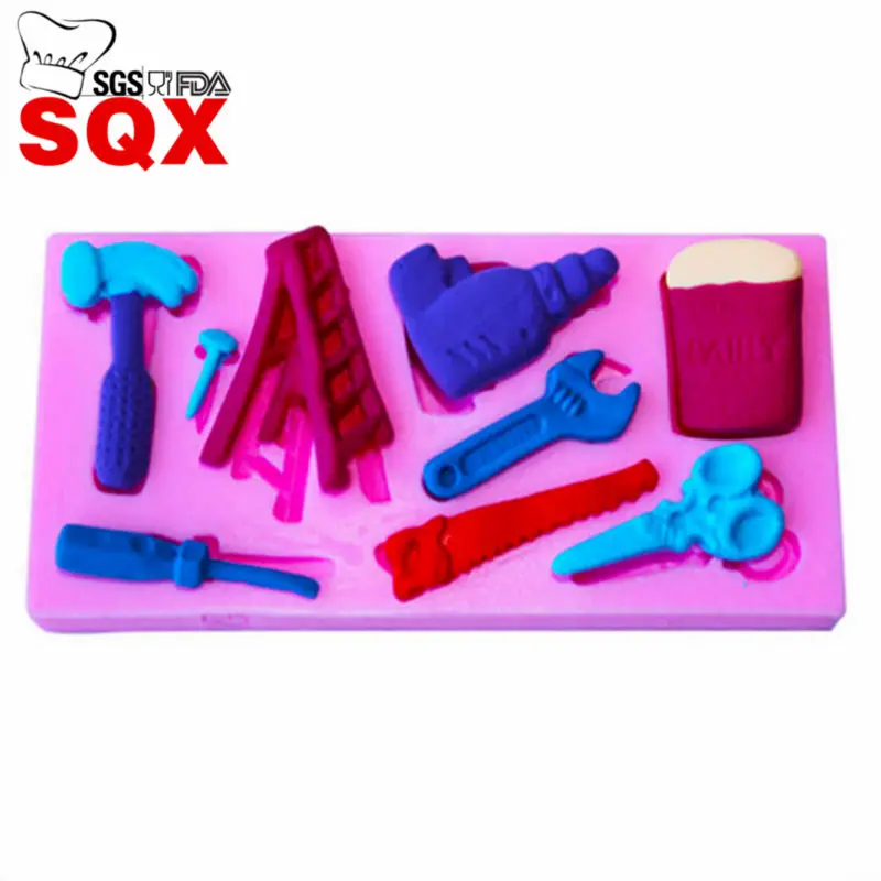 

Инструменты для ремонта, форма, хит продаж, силиконовая кружевная форма, сделай сам, 3D шоколадная форма, силиконовая форма для помадки, SQ15192