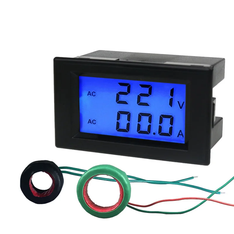 DYKB 100 300V/100A AC цифровой ЖК Вольтметр Амперметр + CT (шунт) датчик трансформатор 110В