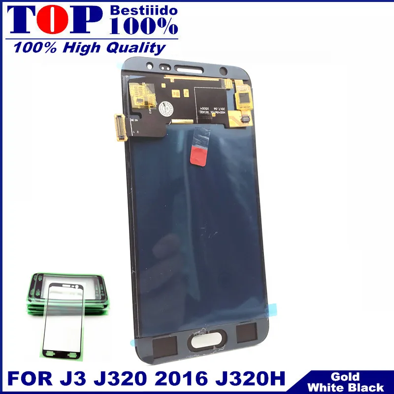 Полностью протестированный дигитайзер ЖК дисплей s для samsung Galaxy J3 2016 J320 J320F J320H J320A