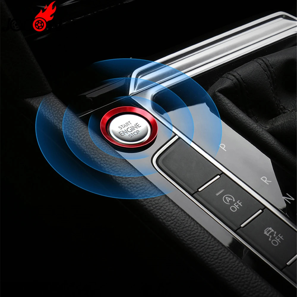 Кольцо стоп для VW Golf 7 MK7 GTI R Jetta CC Arteon Passat B8 Touareg Altas T roc Touran Tiguan запуска двигателя