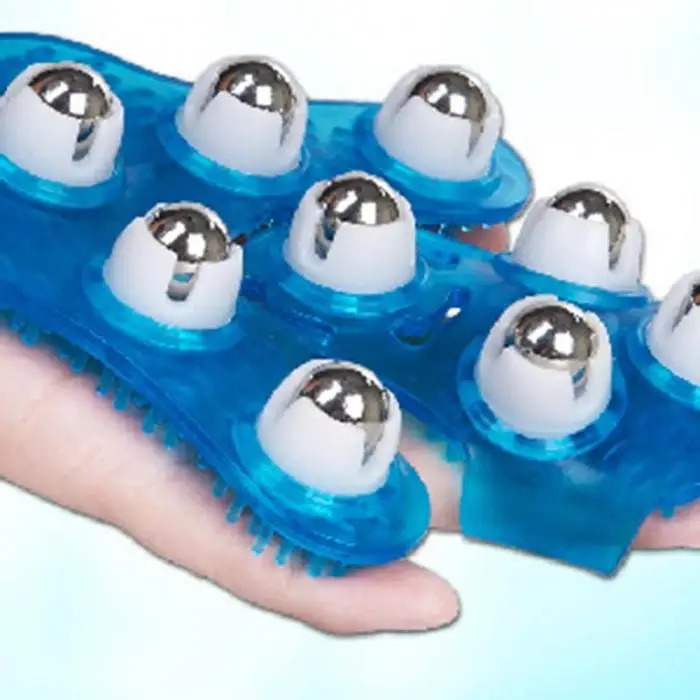 Roller Ball Body Relax Massager Balls Resin Steel Bead Anti-Cellulite Muscle Pain Relief Back Leg Neck Massage Tools RJ99