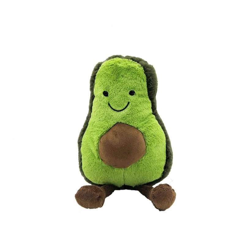 

Cute avocado shape Plush Doll pillow simulation avocado fruit girl birthday gift