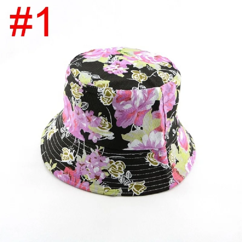 Панама женская хлопковая с цветочным принтом 1 шт.|cotton bucket hat|bucket hathat hat |