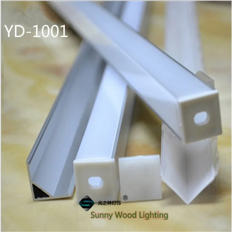 Светодиодный алюминиевый профиль угол 90 градусов для 10 мм печатной платы 40 шт. 20 80