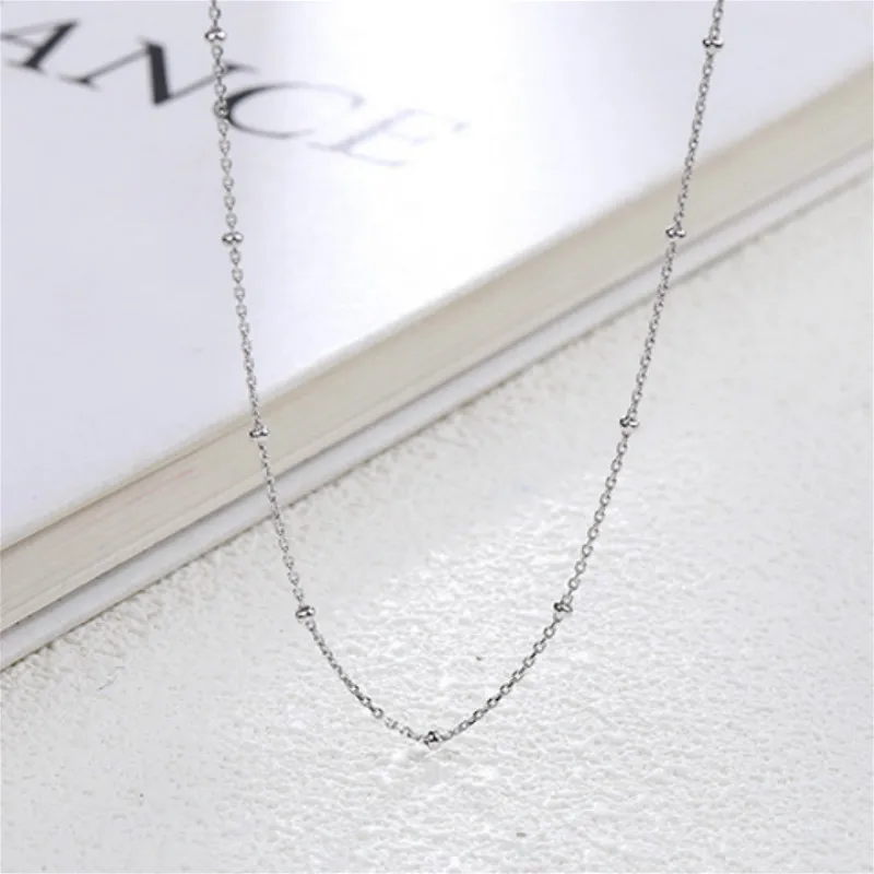 Ожерелья с бусинами в стиле Flyleaf 18 К золото Настоящее серебро 925 пробы колье