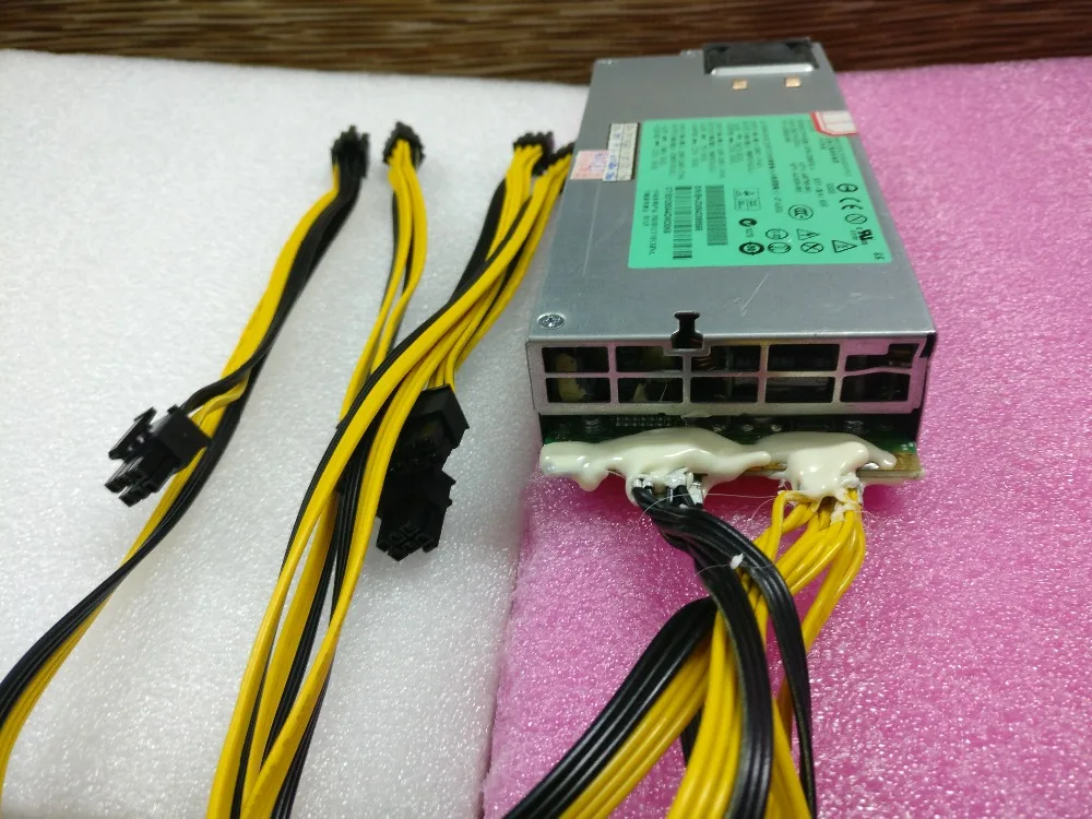 BTC LTC горняков за власть ультра-малый размер низкий уровень шума 1200 Вт 12 В 100A выход.