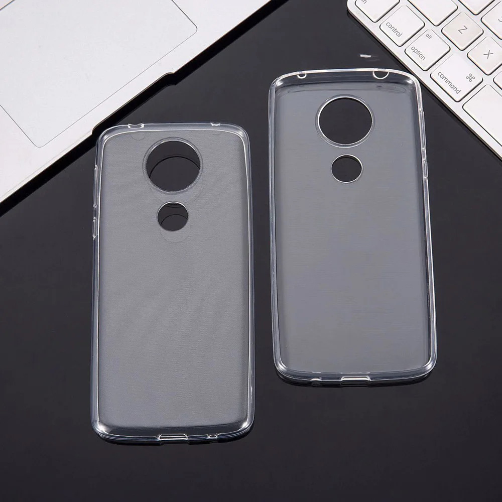 Прозрачный Мягкий ТПУ 5.7For Moto E5 чехол для Motorola задней панели сотового телефона |