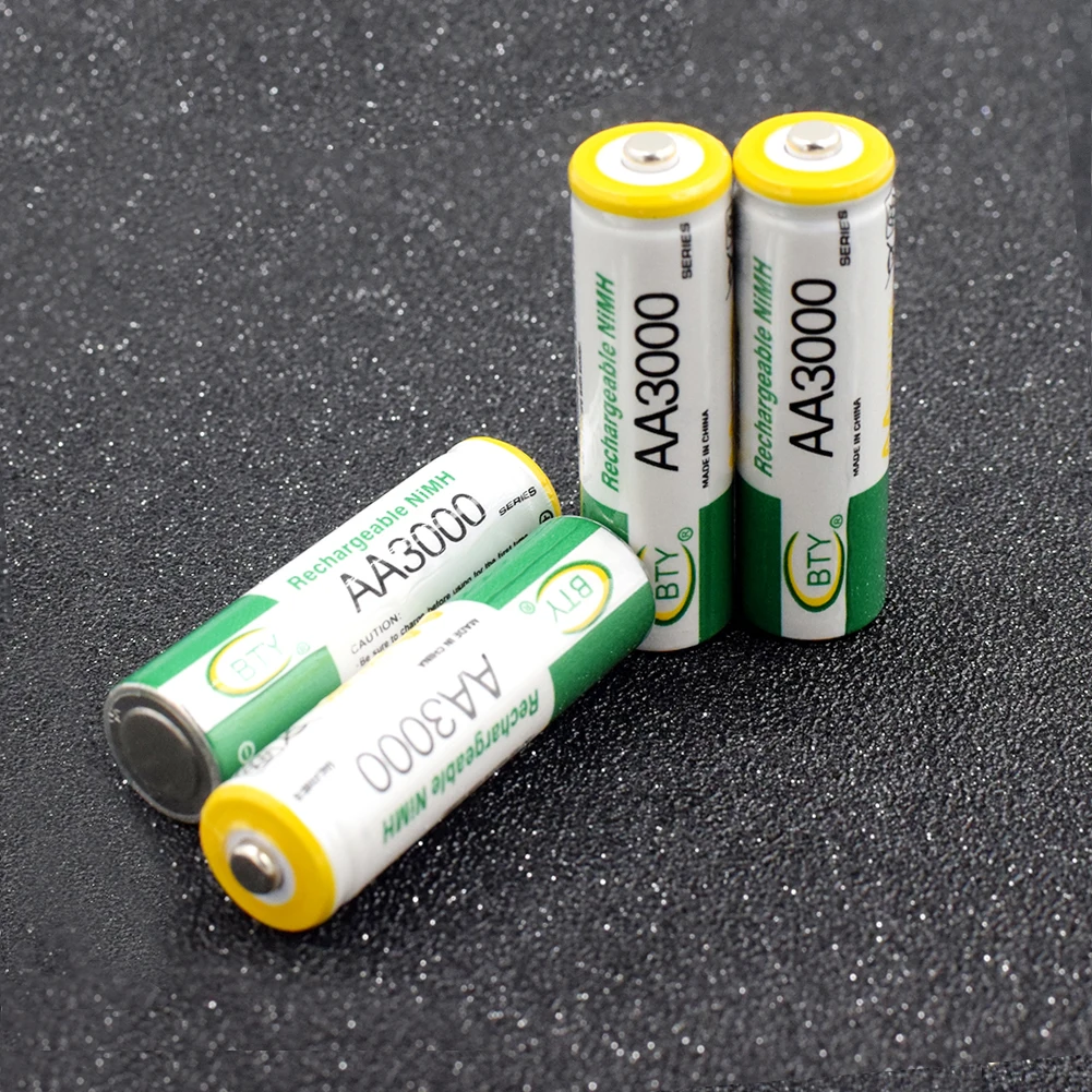 1,2 V Ni-MH AA 3000mAh перезаряжаемые батареи 2A нейтральный Li-Po литиевая батарея аккумуляторная батарея AAA 1350mAH батареи