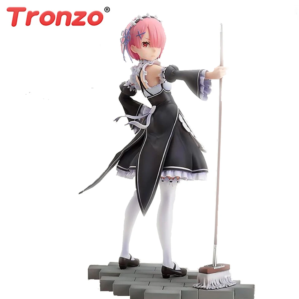 Фигурка Tronzo из аниме Re:Life in a другой мир ПВХ Модель игрушек Re Zero Ram девушка