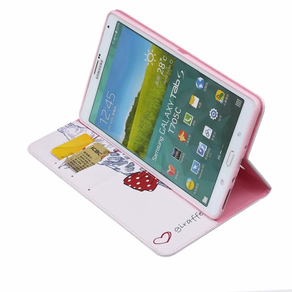 Чехол для планшета Samsung Galaxy Tab S T700 T705 T705C 8 4 дюйма с принтом в стиле ретро