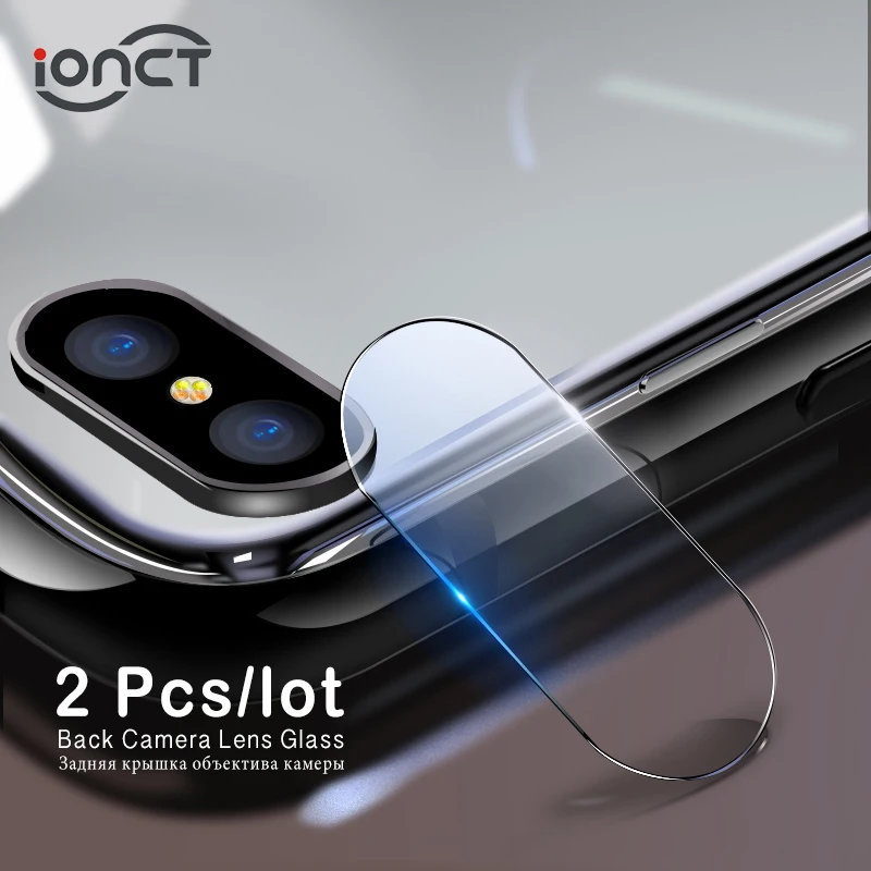 IONCT (2 шт./лот) Защитное стекло для iPhone 8 Стекло задней камеры Plus Защитная пленка