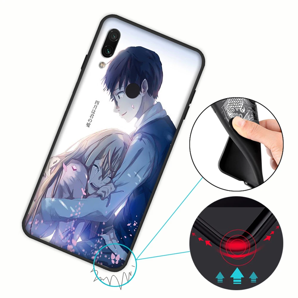 Аниме ваш Kimi no Na wa мягкий чехол для Xiaomi Redmi Note 7 4 4X6 Pro 5 Plus 5A 6A Go S2