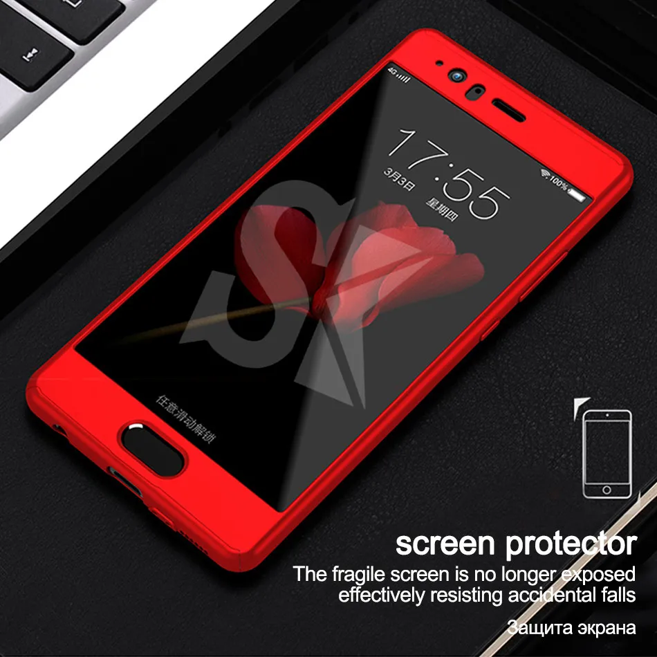 SK 360 Degree Full Cover Cases For Huawei P20 Lite P10 Fundas With Tempered Glass Phone Case Mate 10 |