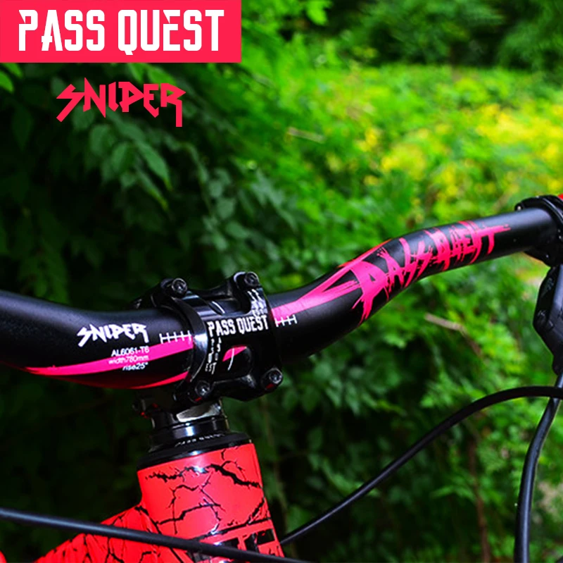 PASS QUEST SNIPER, руль для горного велосипеда 720 мм/780 мм* 20 мм, руль для горного велосипеда, руль для велосипеда, аксессуары