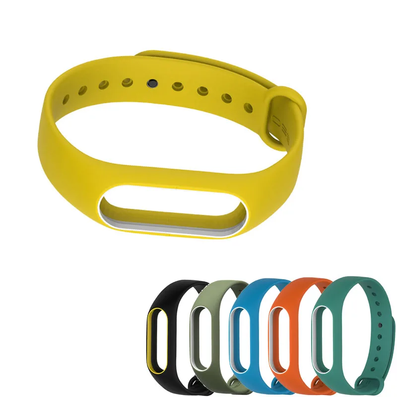 

Ремешок силиконовый для Mi Band 2, цветной сменный Браслет для Xiaomi mi band 2