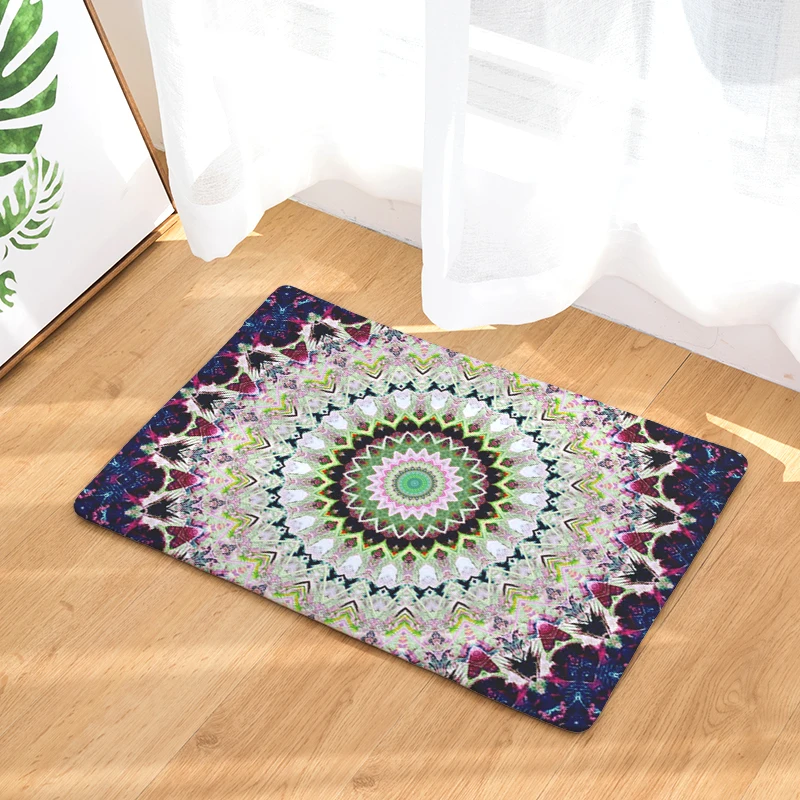 Фланелевые коврики круглый венок с принтом для спальни гостиной ковры