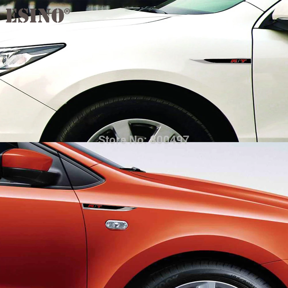 2 x кузова автомобиля Fender сбоку металлическая хромированная нож из цинкового