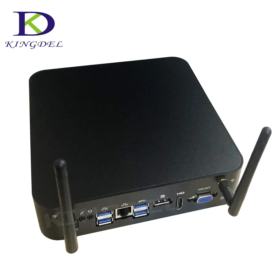 Оперативная Память DDR4 32 ГБ 1 ТБ SSD мини ПК NUC с HDMI VGA DP бесшумный вентилятор Core i7 7700HQ