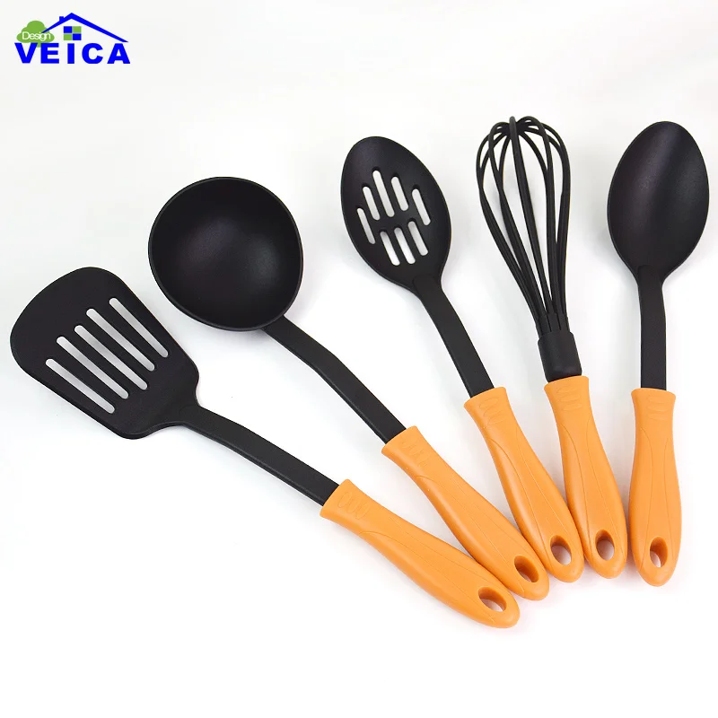 Одобрено FDA 5 шт./лот нейлоновые кухонные инструменты силиконовая кухонная утварь