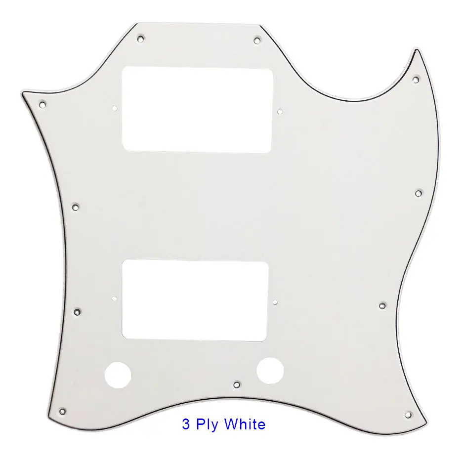 Детали для гитары Pleroo Pickguard Gibson Standard SG Полнолицевая царапинная пластина Route PAF