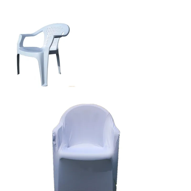 Marious Brand Hot sale 30pcs plastic chair cover spandex fabric for arm chairs outdoor wedding party free shipping | Дом и сад
