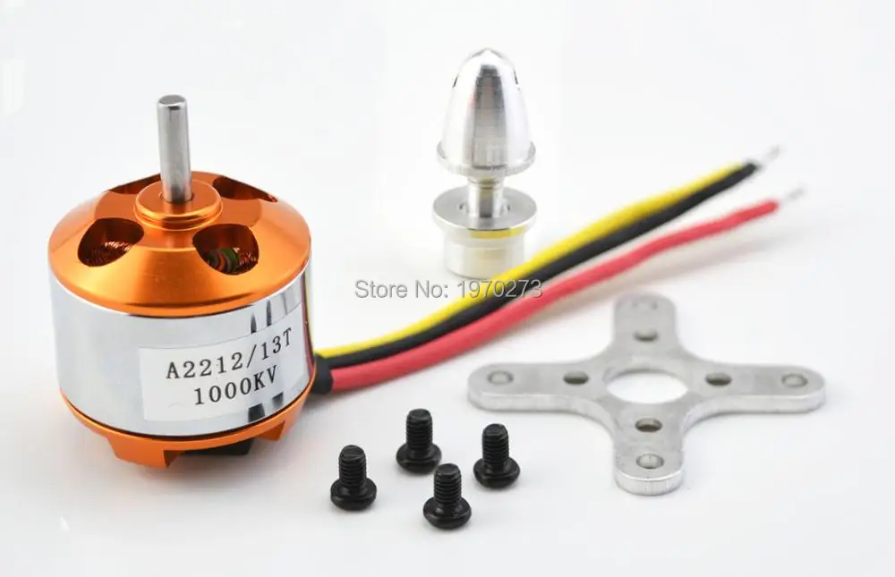 A2212 2212 1000KV бесщеточный двигатель + 30A ESC 1 пара 1045 Пропеллер для F450 F550 квадрокоптера