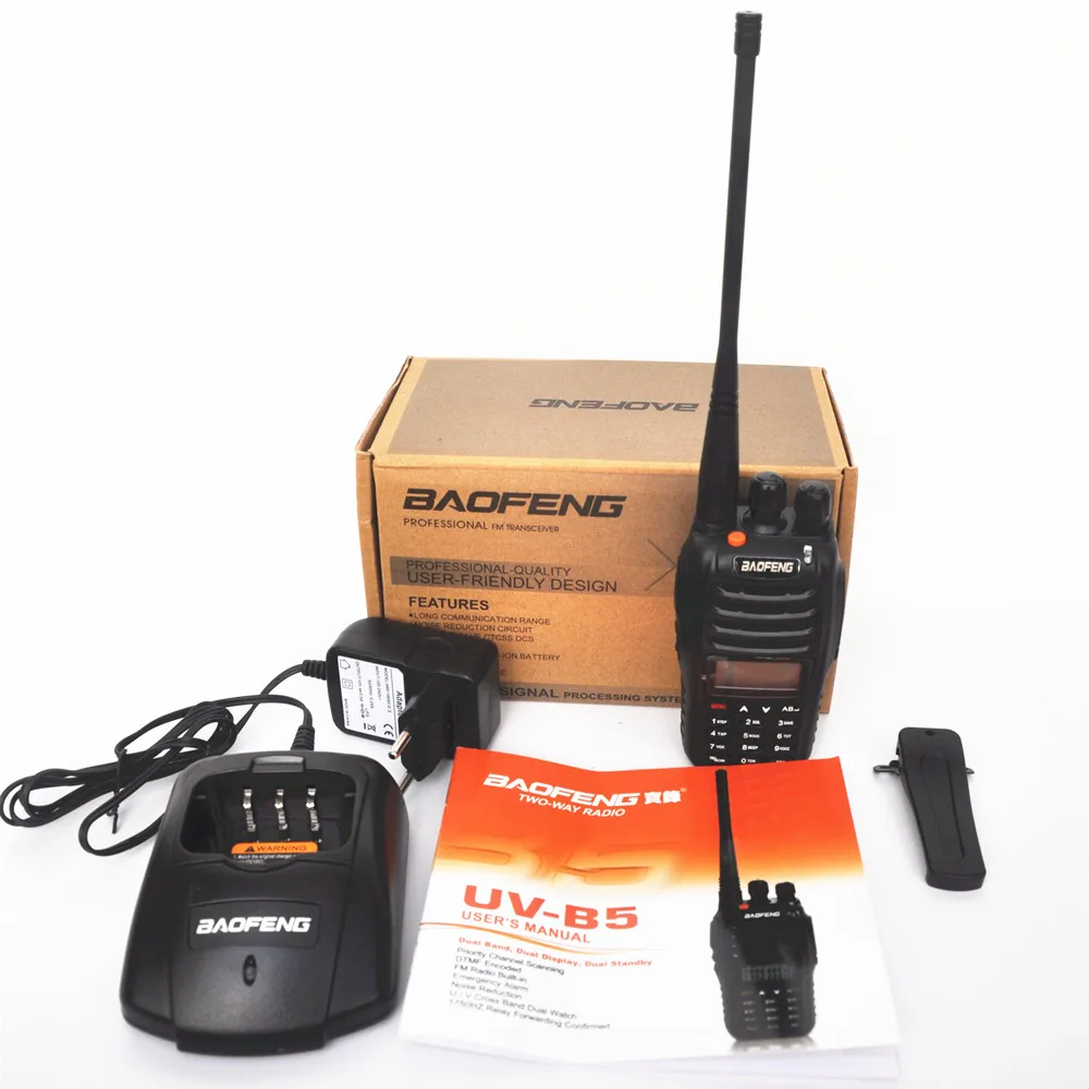 Высокомощная портативная двухсторонняя рация Baofeng UHF/VHF 136-174/400-470 МГц 5 Вт дальнего