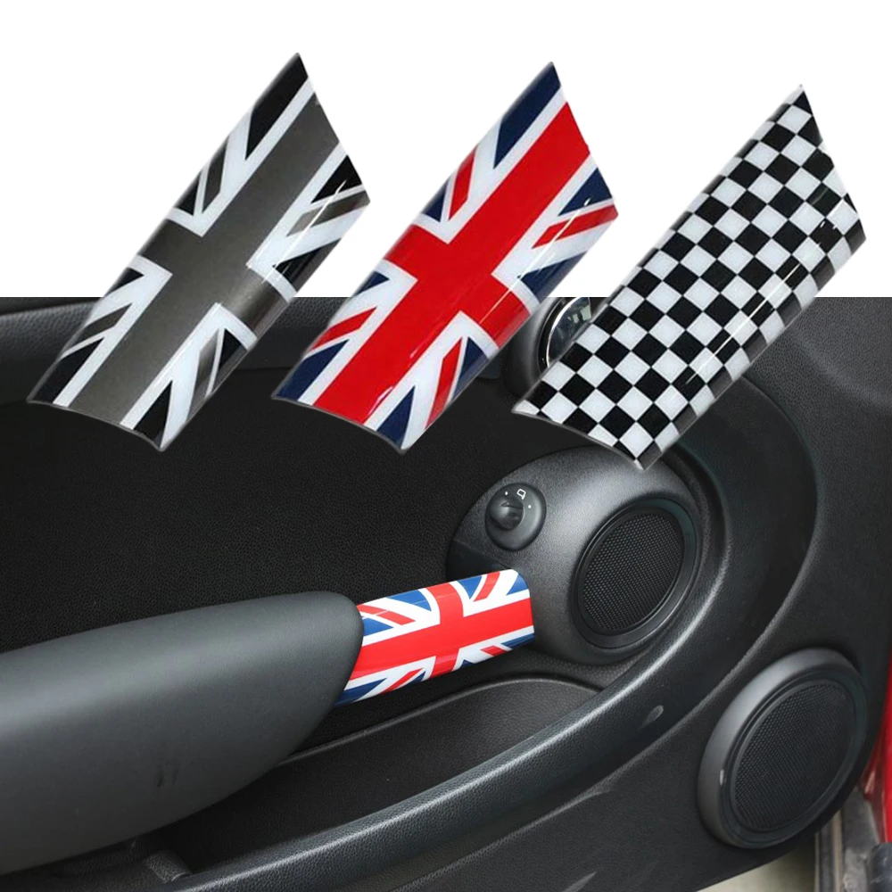 2 шт. накладки на ручку интерьера автомобиля для Mini Cooper JCW R55 Clubman R56 R57 R58 R59 |