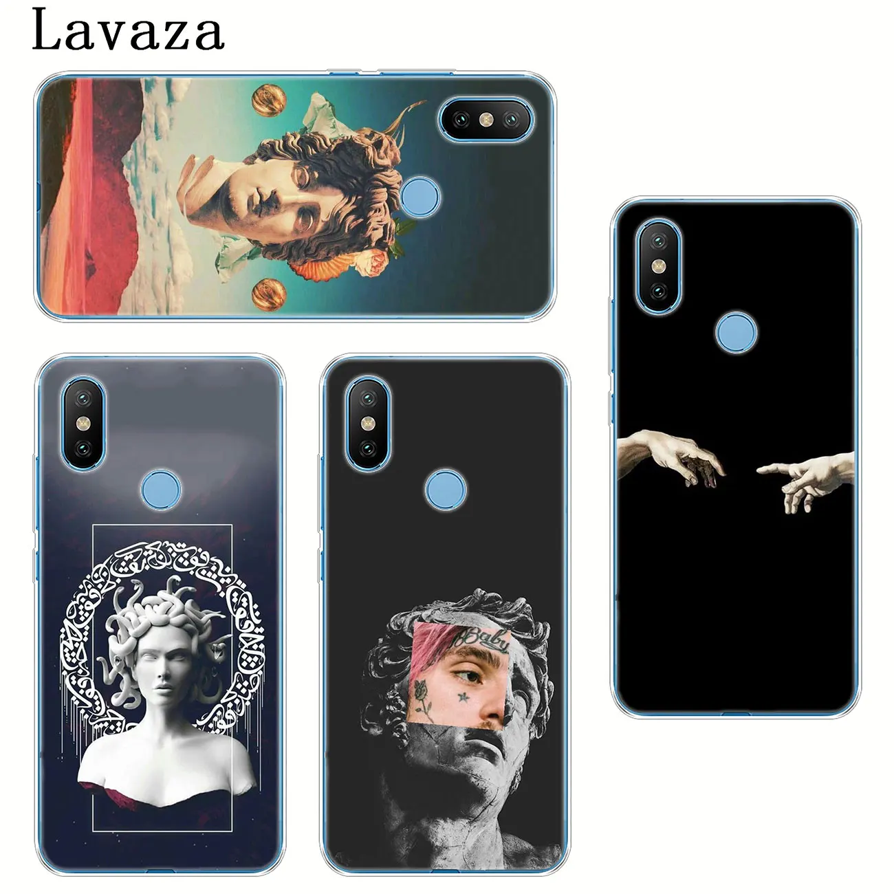 Жесткий чехол для телефона Lavaza с изображением статуи Давида и цветов для Xiaomi Redmi 8A 7A 6A 5A 4A K20 Note 8 7 5 6 Pro 4 4X