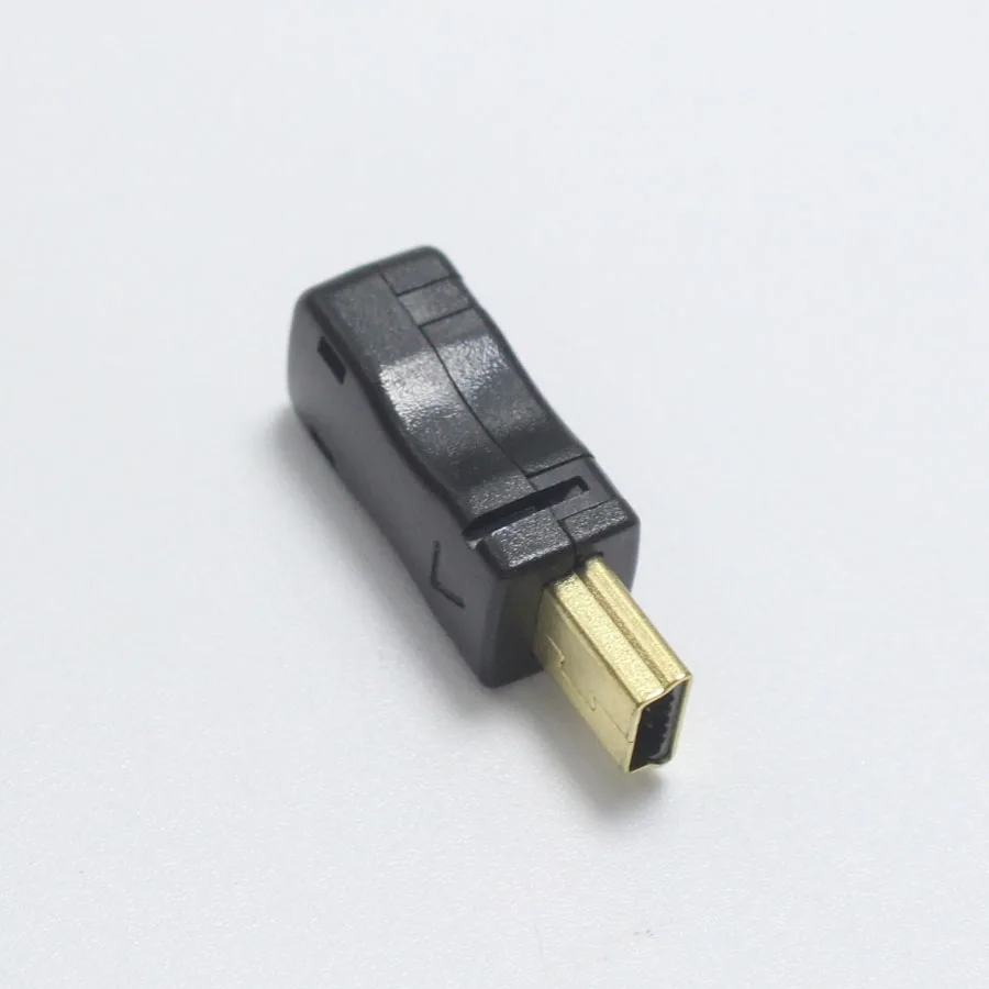 1 шт. DIY Mini Type B USB 5Pin сварочный Тип Штекерный разъем 3 в позолоченный адаптер для