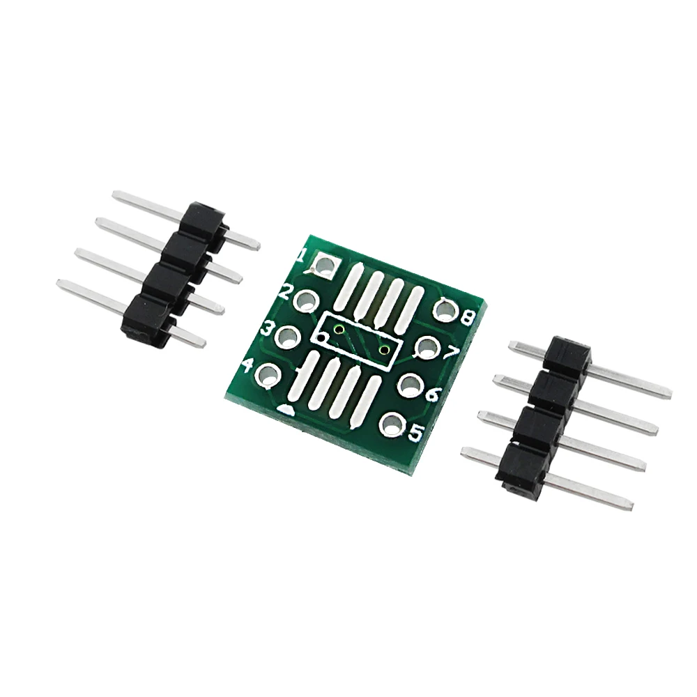 10 шт./лот MSOP / SOIC / TSSOP SOP8 Поворотный адаптер DIP8 IC Socket/переходная пластина/PCB PB-FREE