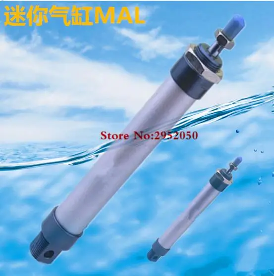 Пневматический цилиндр с одним двойным действием MAL16 * 75Rod мини из алюминиевого