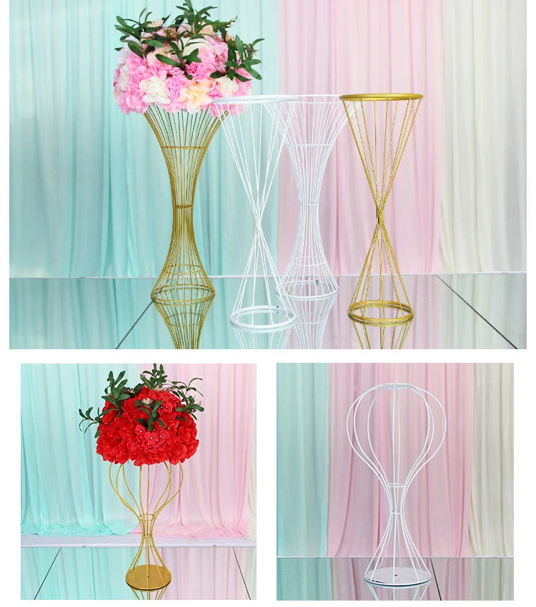 JAROWN Wedding Decoration Iron Flower Stand Stage Props Decor Road Sign Creative Flower Frame Photography Home Decoration