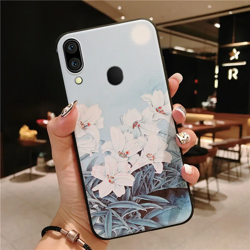 3D цветок чехол с тиснением для Samsung Galaxy J3, J5, J7 года J4 J6 A7 A9 A8 A6 S8 S9 S10 плюс A70 A40 A10 A30 A50 Note9 чехол