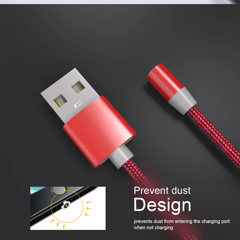 1 м 3 а быстрый Магнитный зарядный usb-кабель для iPhone X XS MAX XR 8 7 6 5 S plus, кабель для зарядки мобильного телефона, usb-кабель для передачи данных