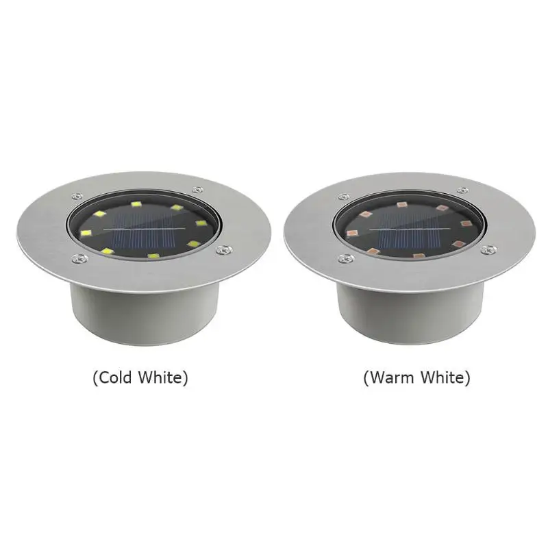 8LED подземный солнечный светильник, водонепроницаемый уличный садовый тропинка, лампа для улицы, садовая дорожка, садовый светильник